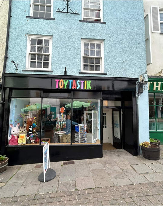 Toytastik Toy and Games Shop front exterior, based in St Mary Street Chepstow Monmouthshire r front