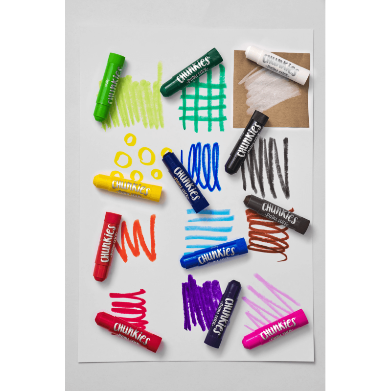 Ooly Chunkies Paint Sticks - Original Pack (Set of 12)