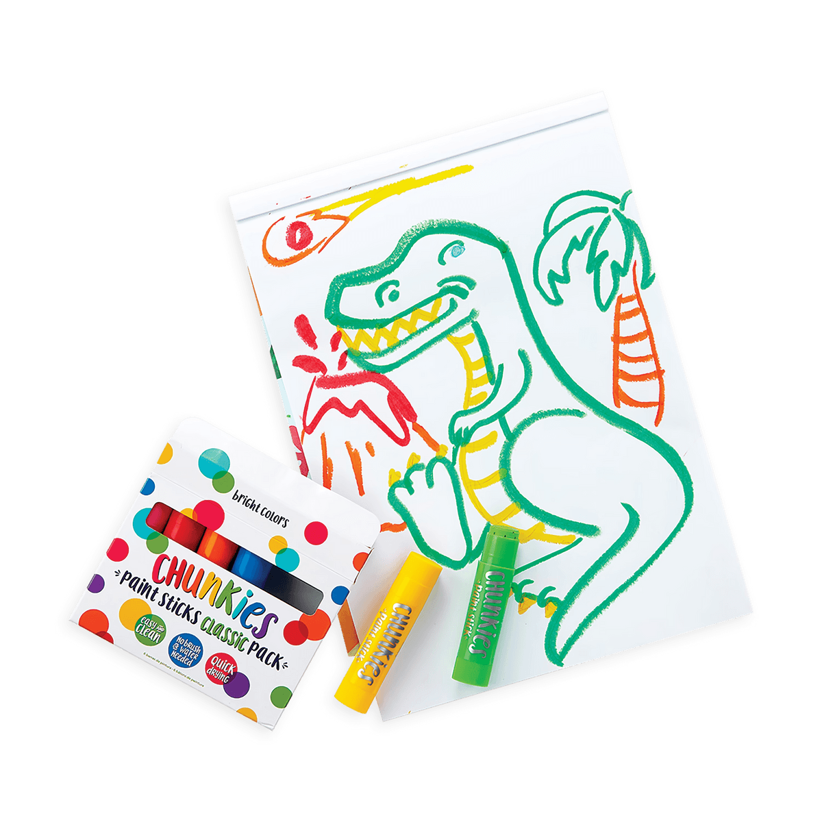 Ooly Chunkies Paint Sticks - Classic Pack (Set of 6)