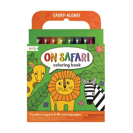 Carry Along Crayon & Colouring Book Kit - On Safar