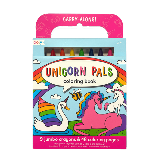 Carry Along Crayon & Colouring Book Kit - Unicorn
