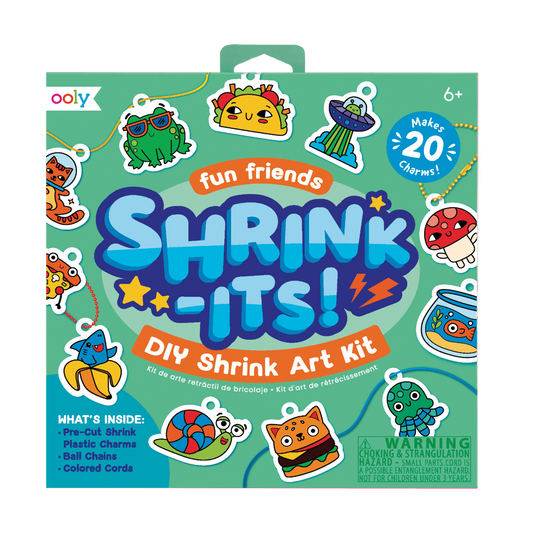 Ooly Shrink-Its! D.I.Y. Shrink Art Kit - Fun Friends