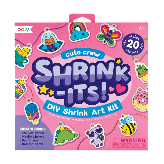 Ooly Shrink-Its! D.I.Y. Shrink Art Kit - Cute Crew