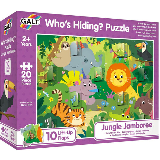 Who's Hiding? Puzzle Jungle Jamboree