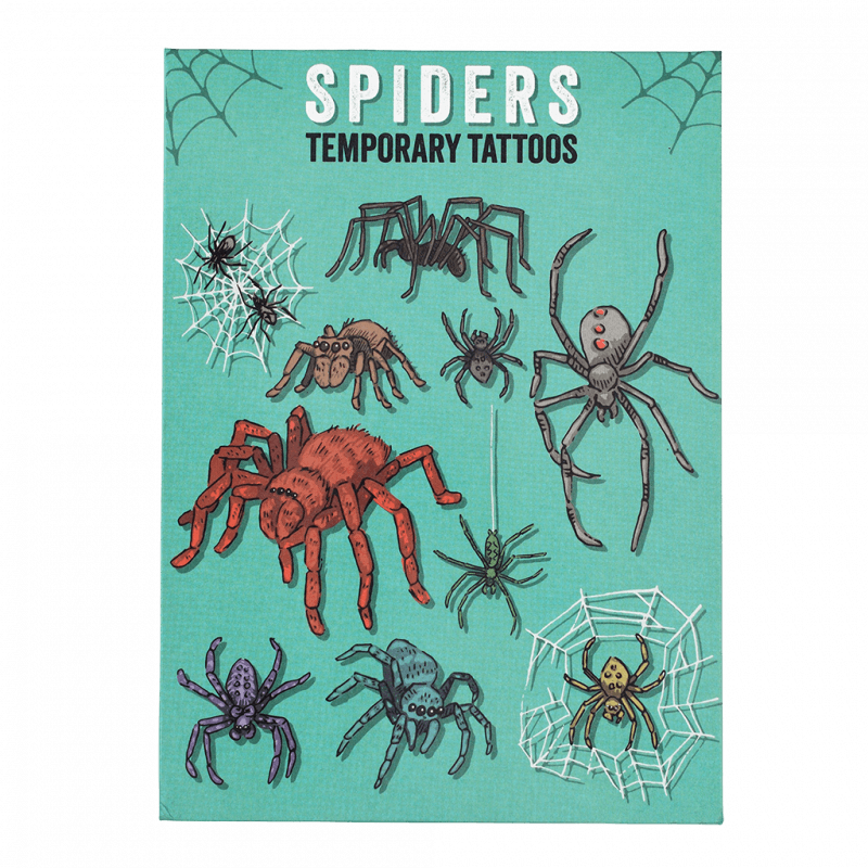 Temporary Tattoos - Spiders