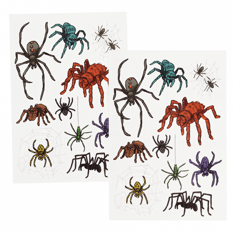 Temporary Tattoos - Spiders