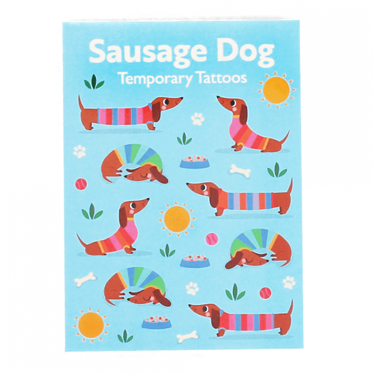 Sausage Dog Temporary Tattoos