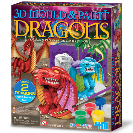 3D Mould & Paint Dragons