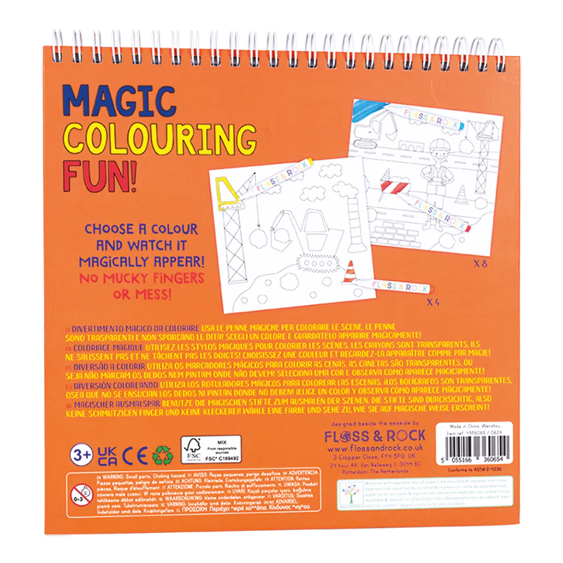 Magic Colouring Fun - Construction