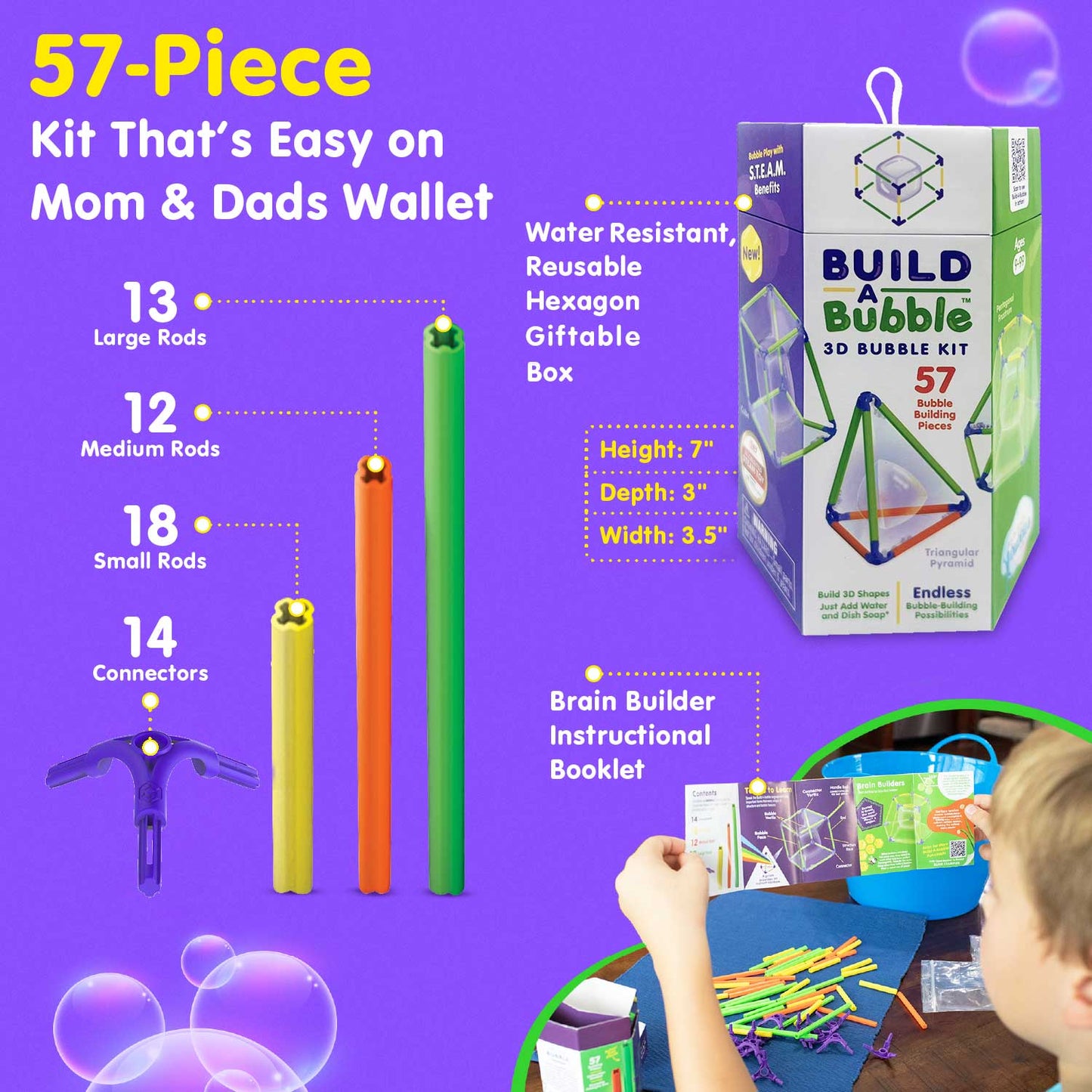 Build a Bubble 3D Kit