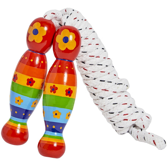 Rainbow Flowers Skipping Rope