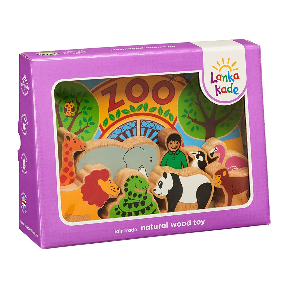 Junior Zoo Playset with 9 Characters