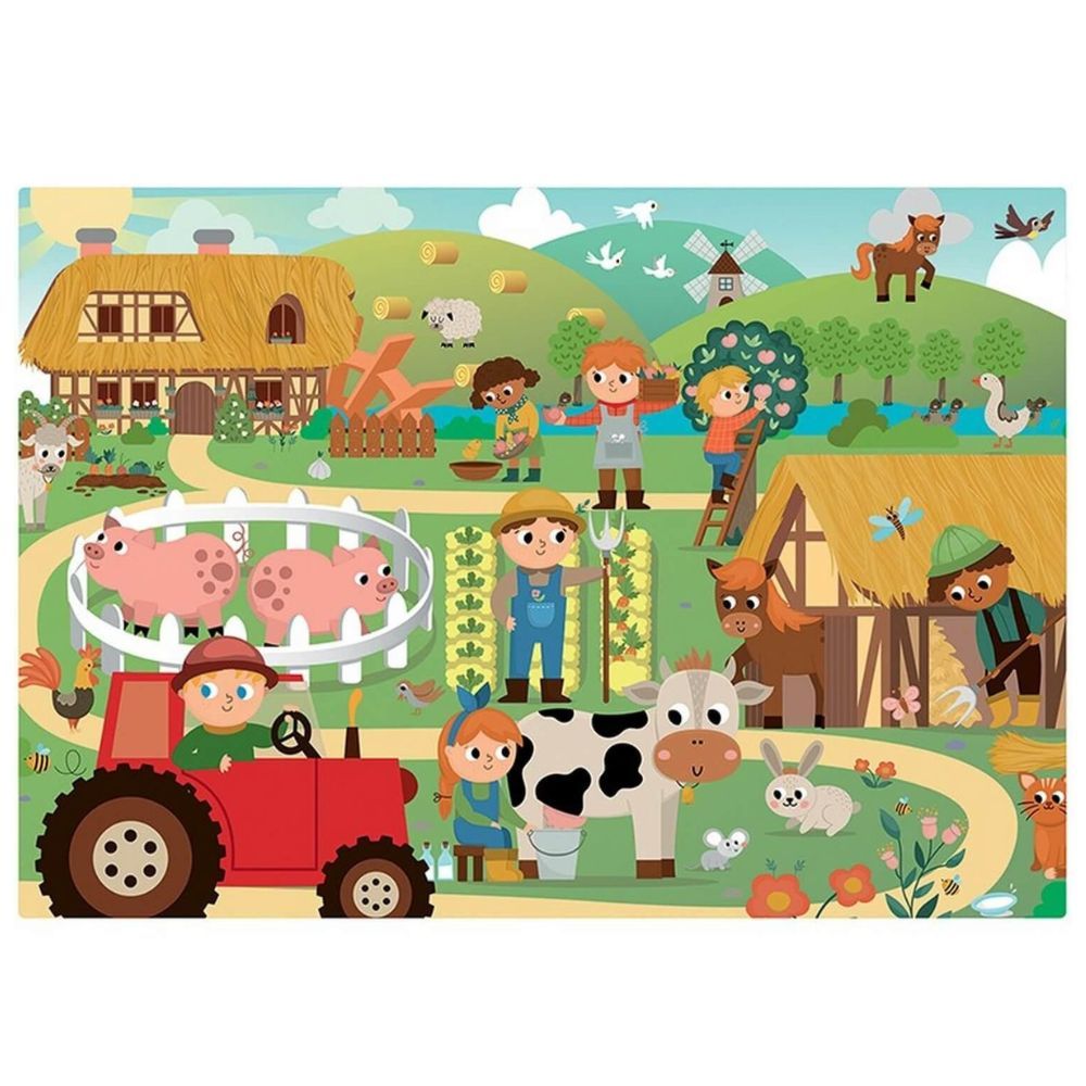 Farm and Town 2 x 24 Puzzle
