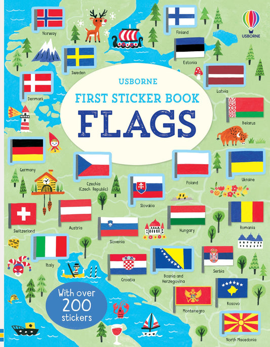 First Sticker Book - Flags