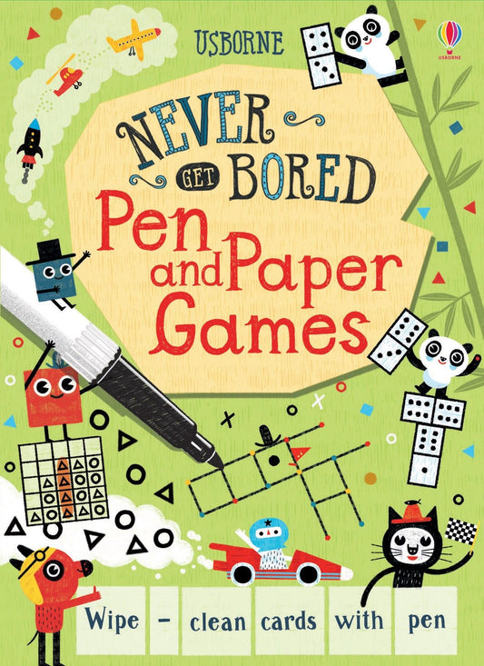 Never Get Bored Cards Pen and Paper Games