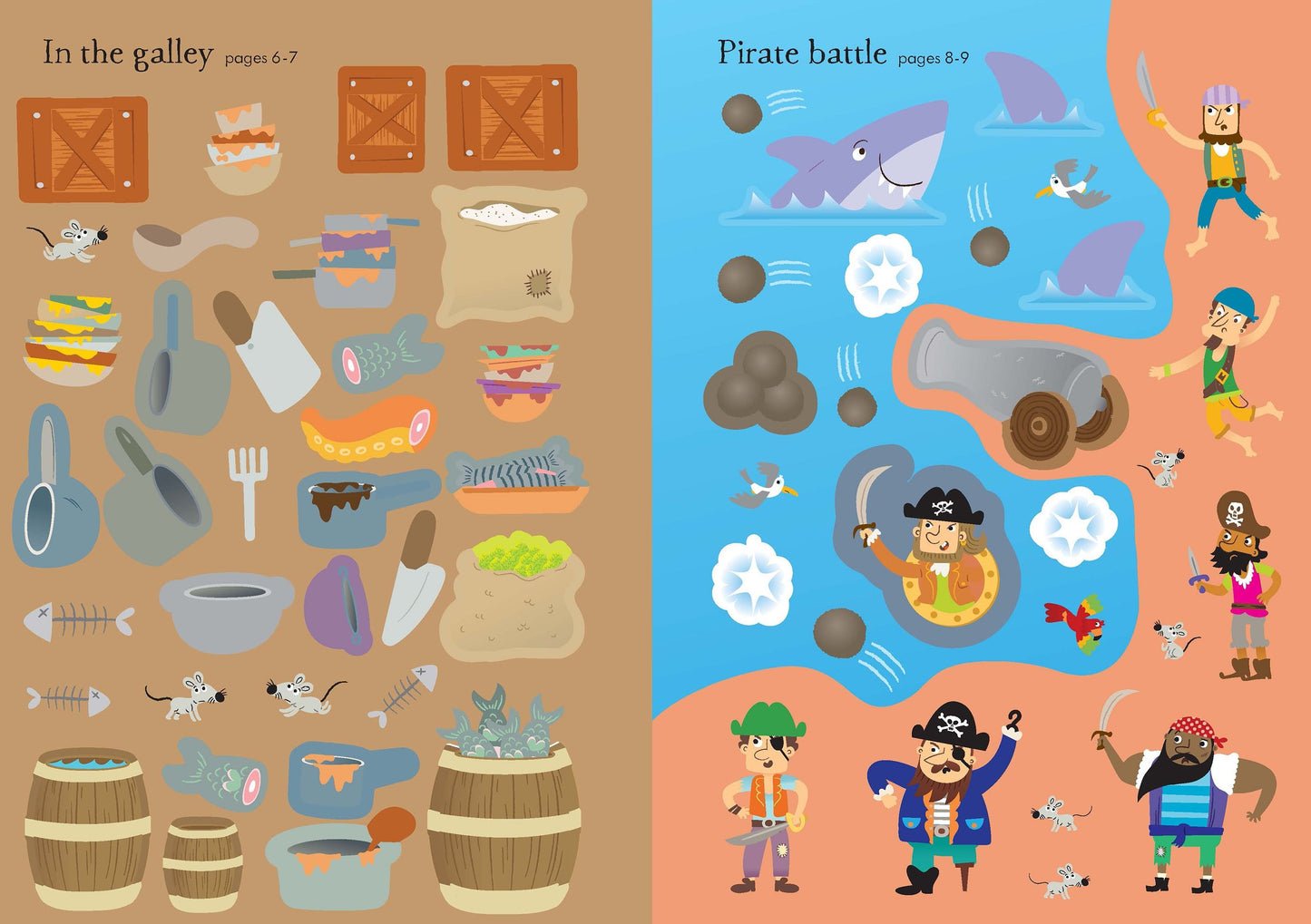 First Sticker Book - Pirates