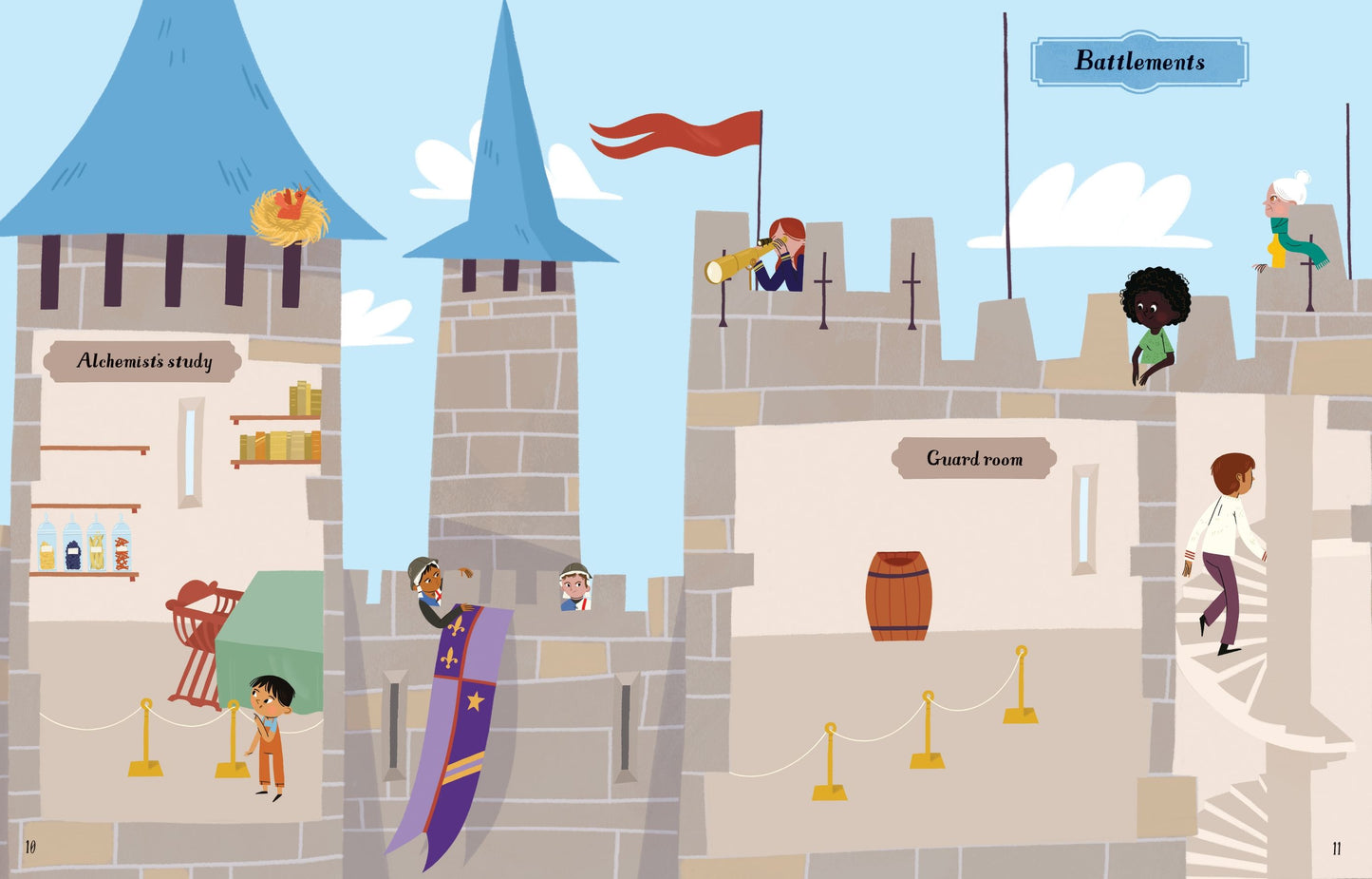 Castle Sticker Book - A Day out at a Castle