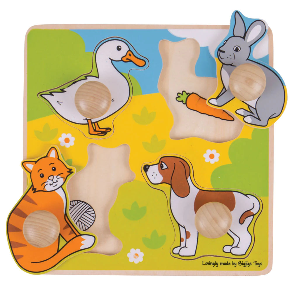 My First Peg Puzzle - Pets