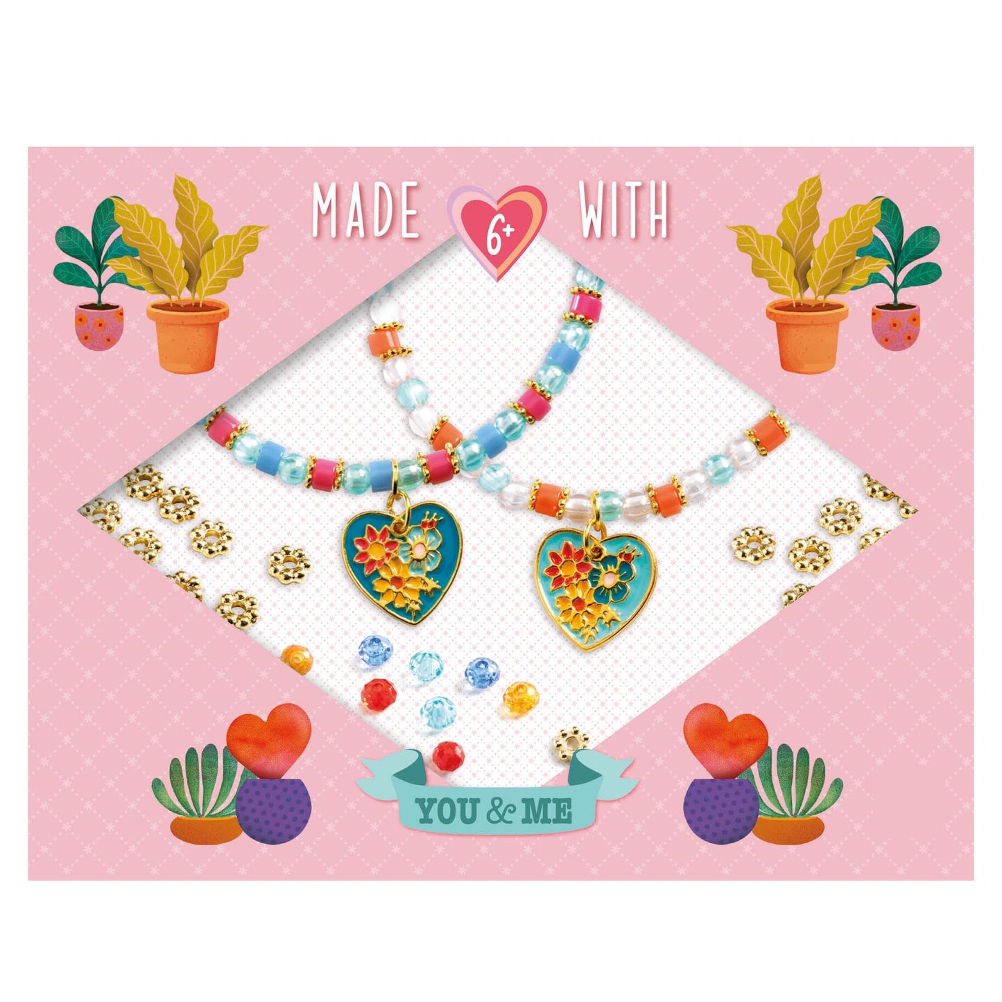 You & Me Heart 2 Heart Beads Set