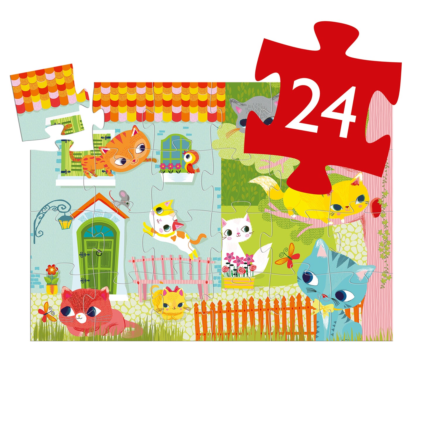 Pachat & his Friends 24pcs Silhouette Puzzle