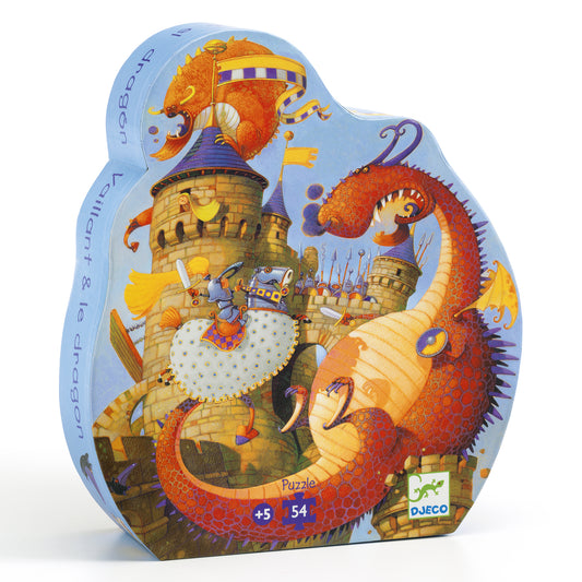 Vaillant & The Dragon 54pcs Silhouette Puzzle