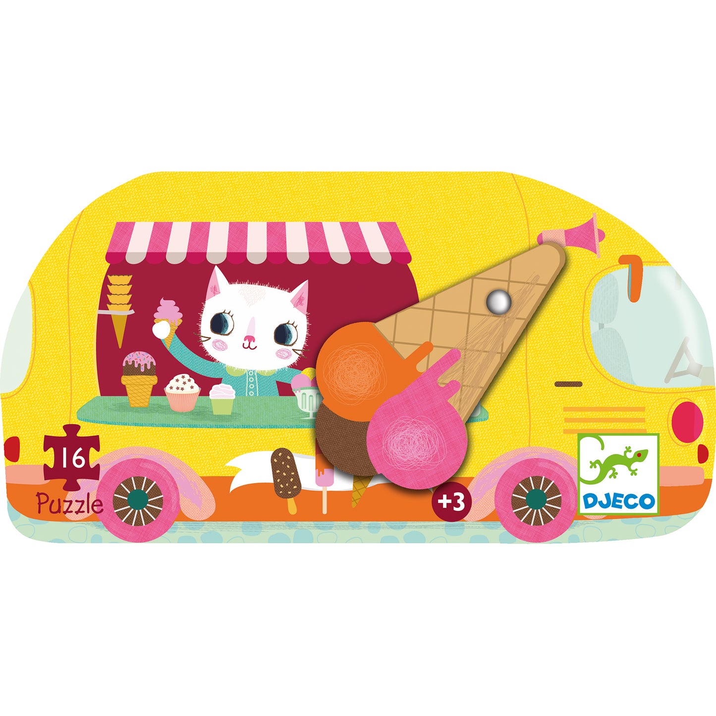 Ice Cream Truck Puzzle 16pcs