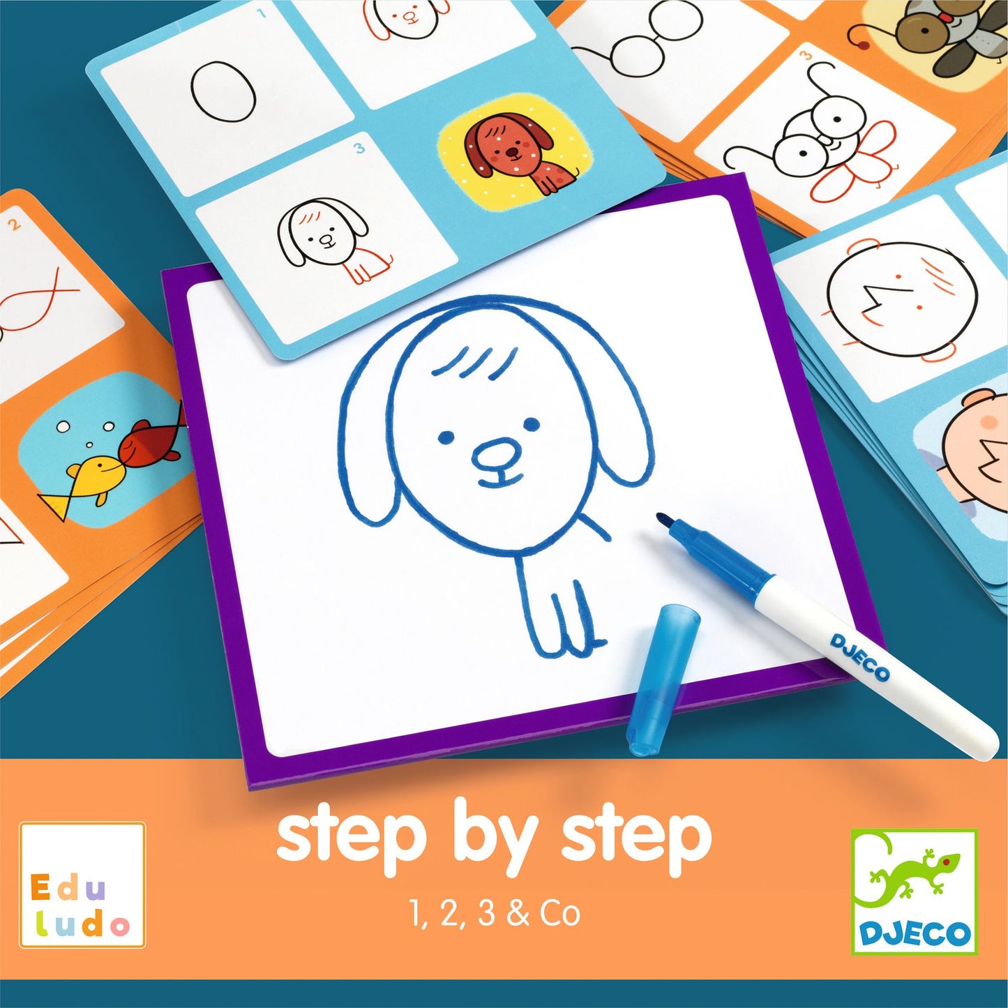 Step By Step Drawing - 1, 2, 3 & Co