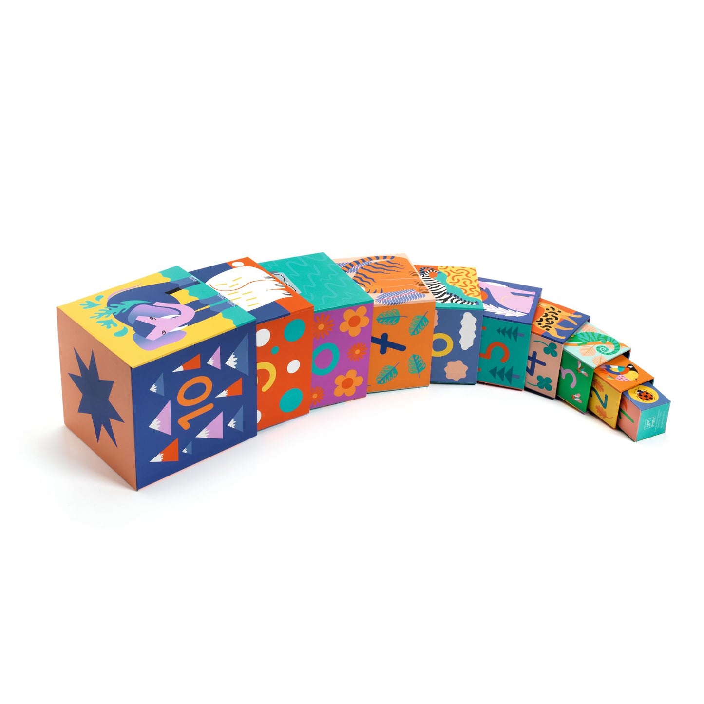 Wild Animals Stacking Blocks