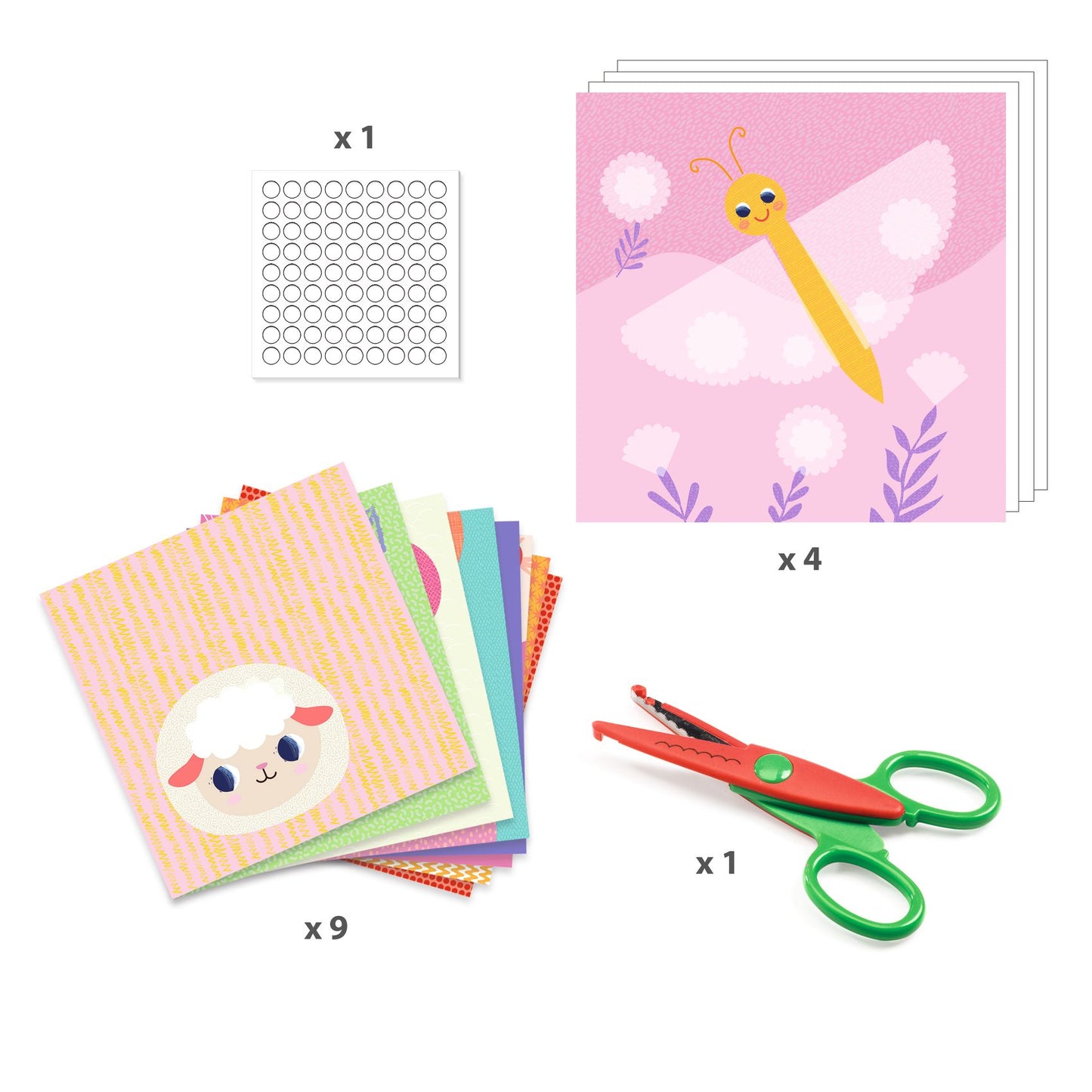 Crinkle Cutting - Collage Craft Set