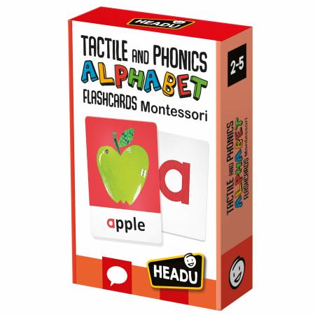 Flashcards Tactile & Phonics Alphabet Montessori