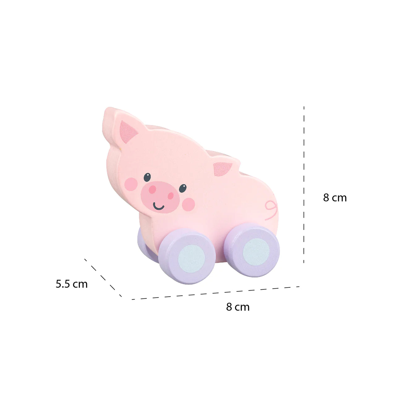 Pig First Push Toy