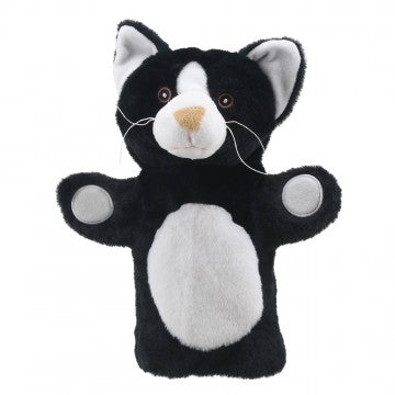 Cat (Black & White) Eco Puppet Buddies