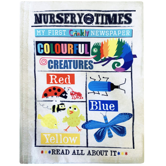 My First Crinkly Newspaper - Colourful Creatures