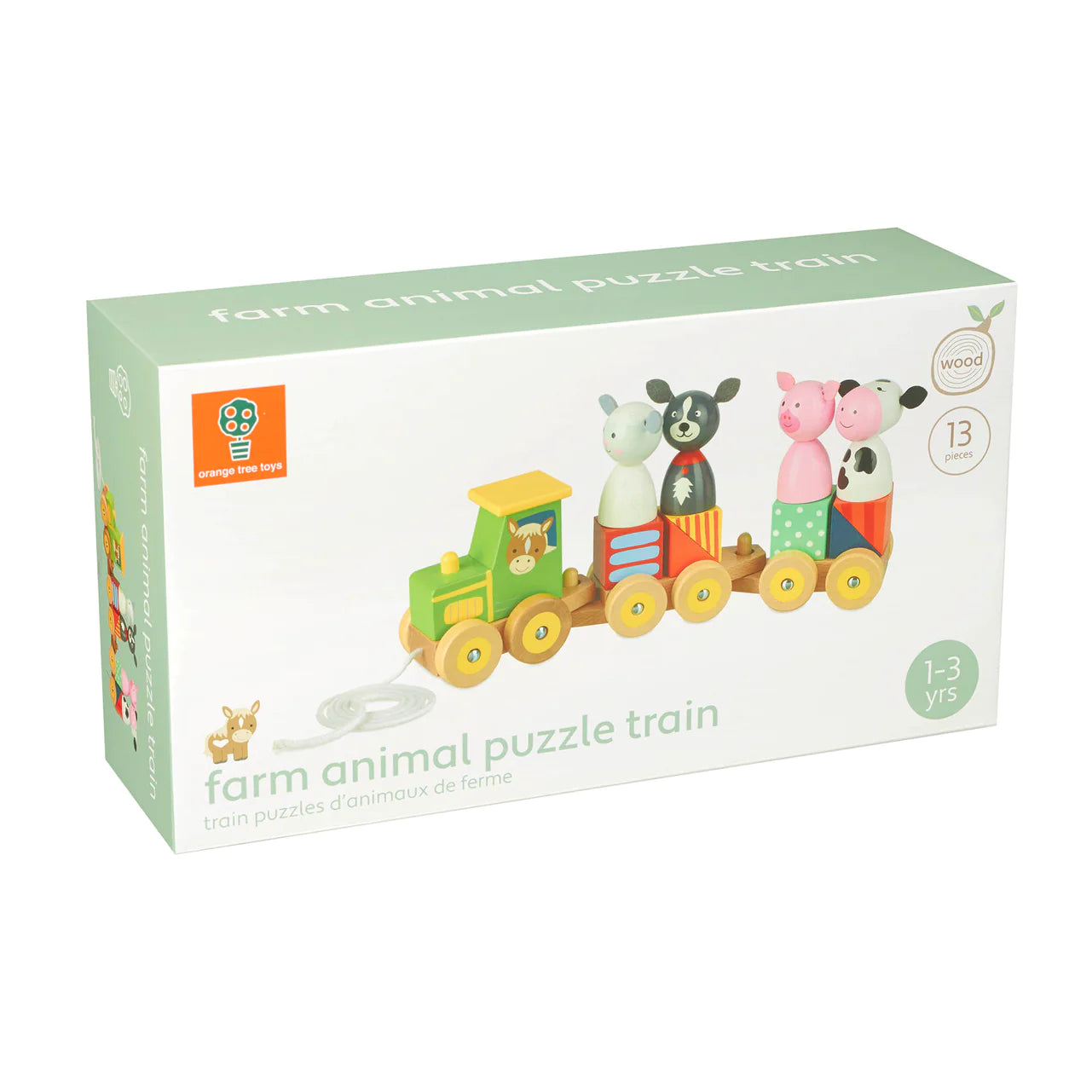 Animal puzzle train hotsell