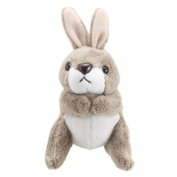 Grey Rabbit Finger Puppet