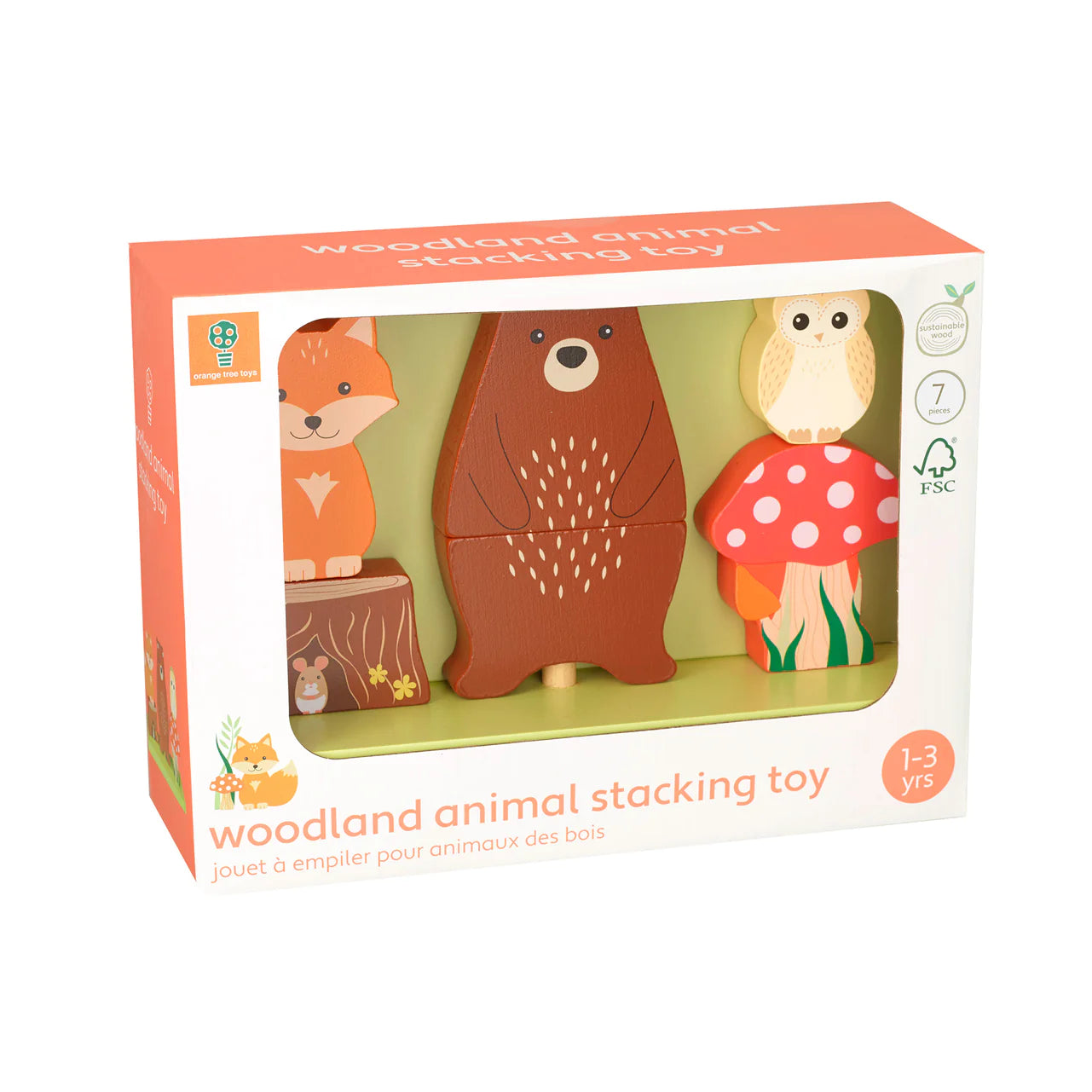 Woodland Animal Stacking Toy