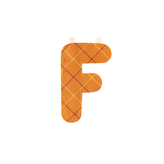 Fabric Letter F