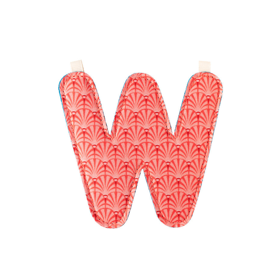 Fabric Letter W