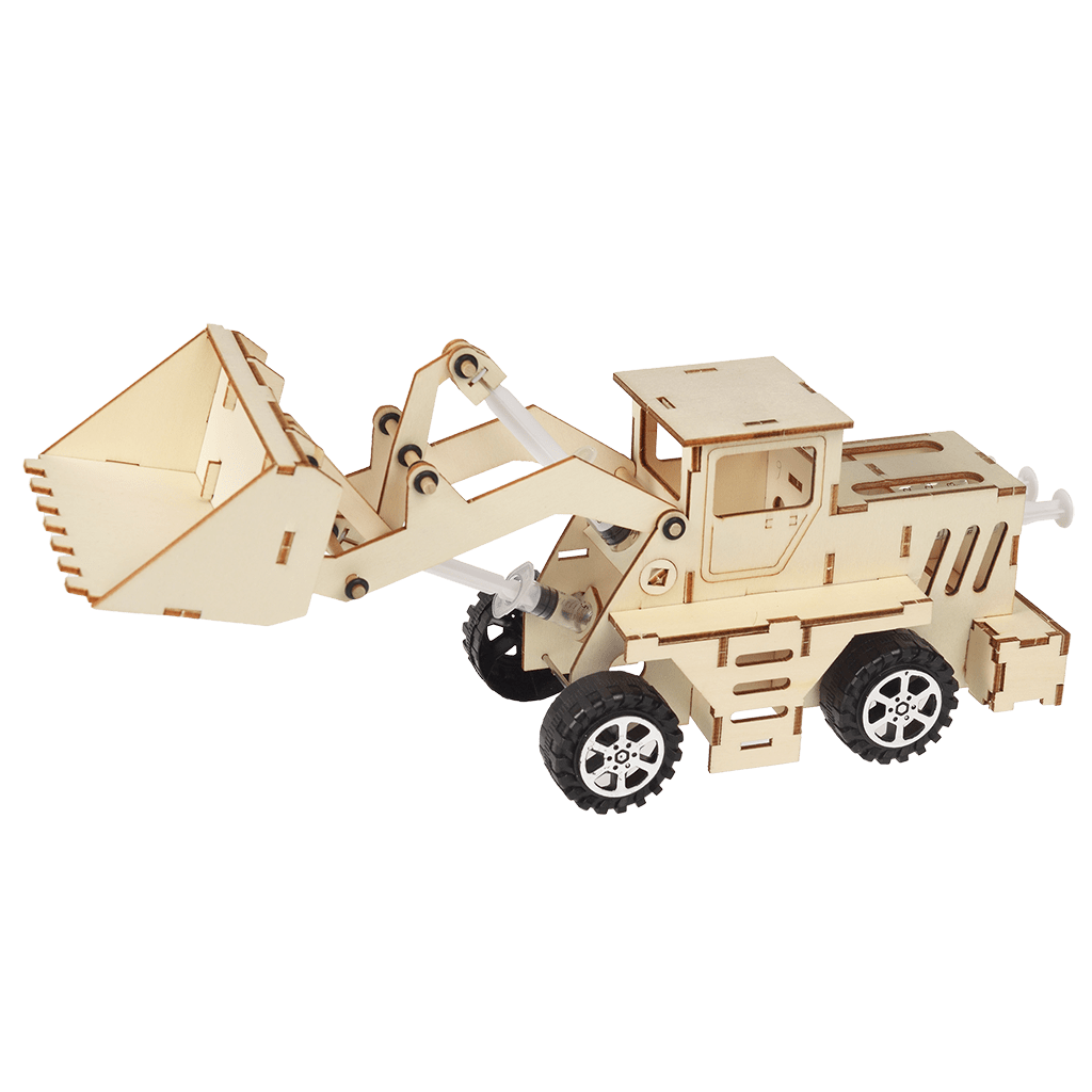 Make Your Own Hydraulic Lift Digger Truck Model Kit