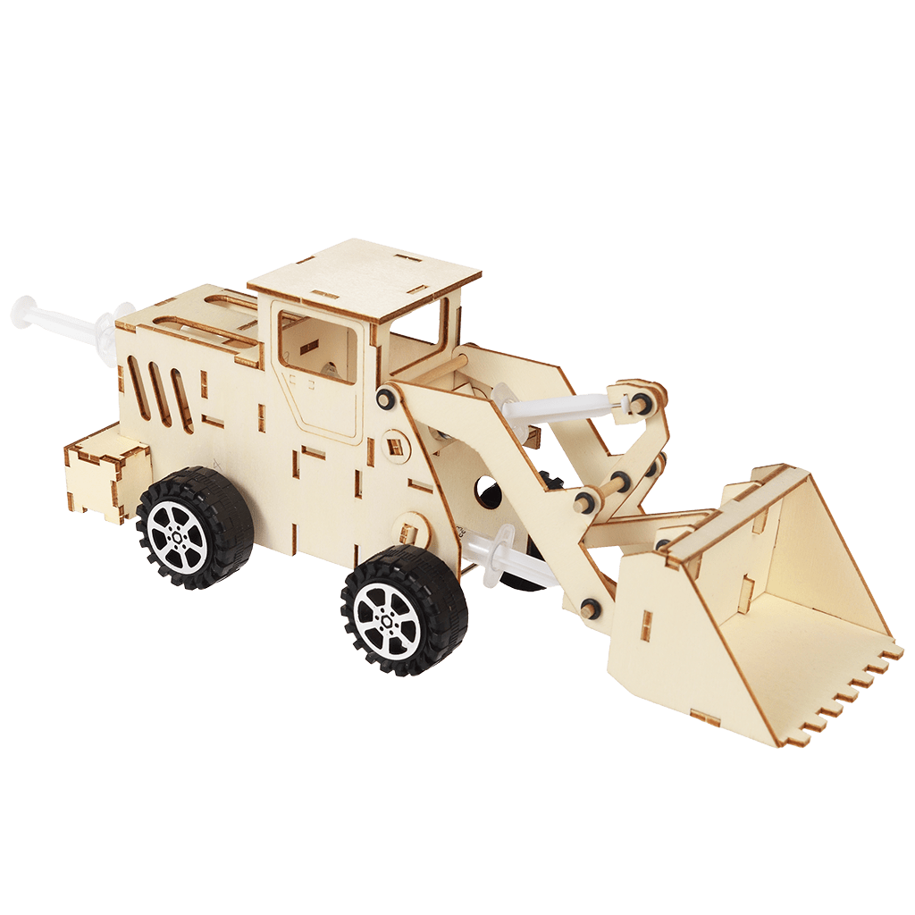 Make Your Own Hydraulic Lift Digger Truck Model Kit