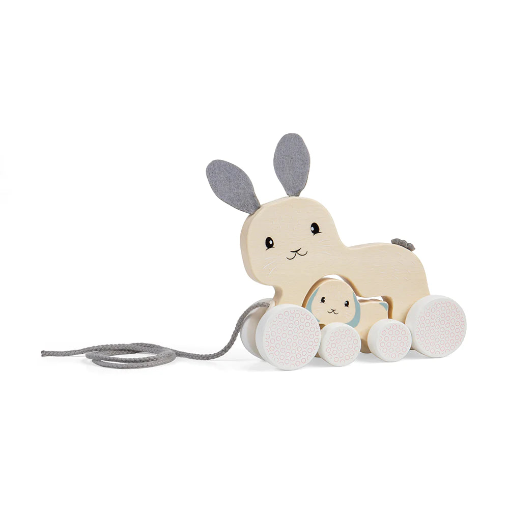 Bunny and Baby Pull Along