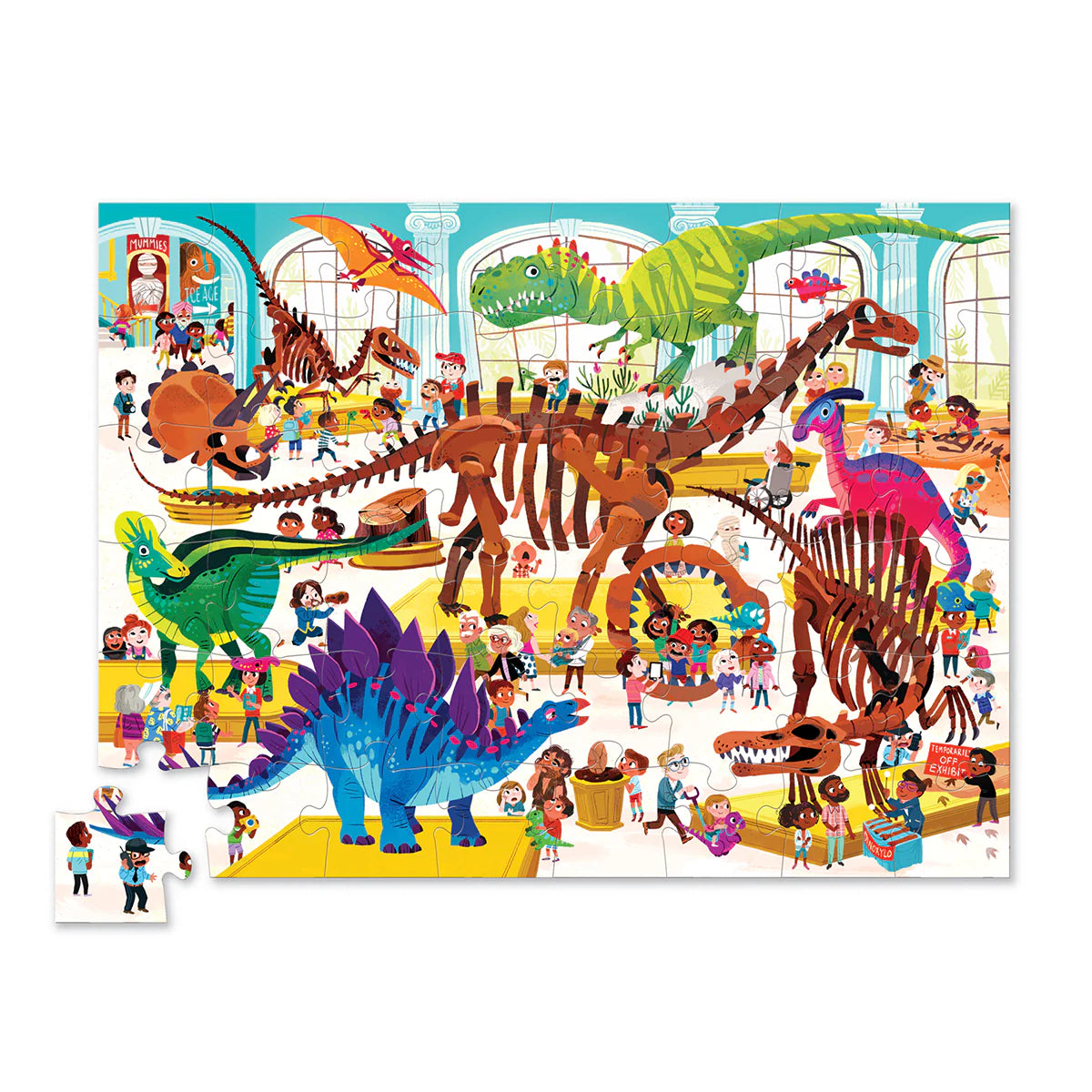 Day at the Dinosaur Museum 48 Pc Puzzle