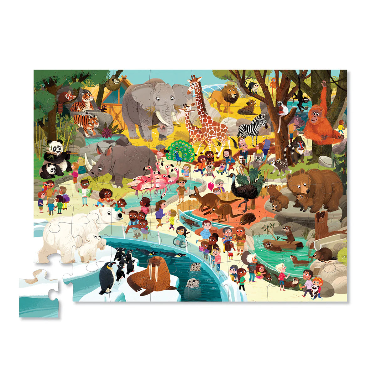 Day at the Zoo 48 Pc Puzzle