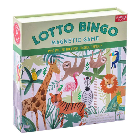 Lotto Bingo Magnetic Game - Jungle