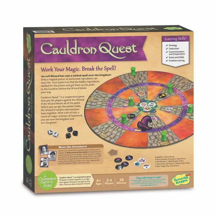 Cauldron Quest Cooperative Board Game