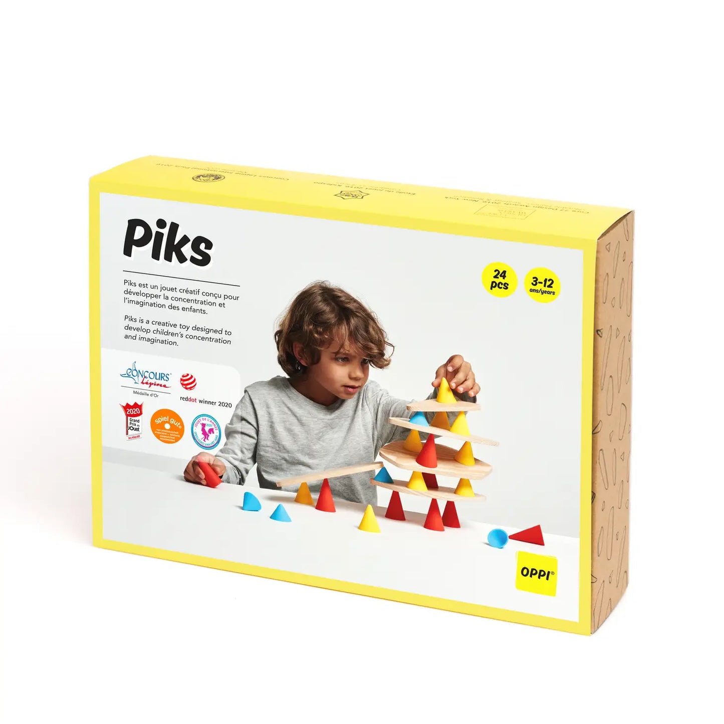 Piks Small Kit - Construction Educational Wooden Toy