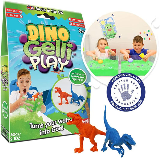 Dino Gelli Play Green with 2 Figurines