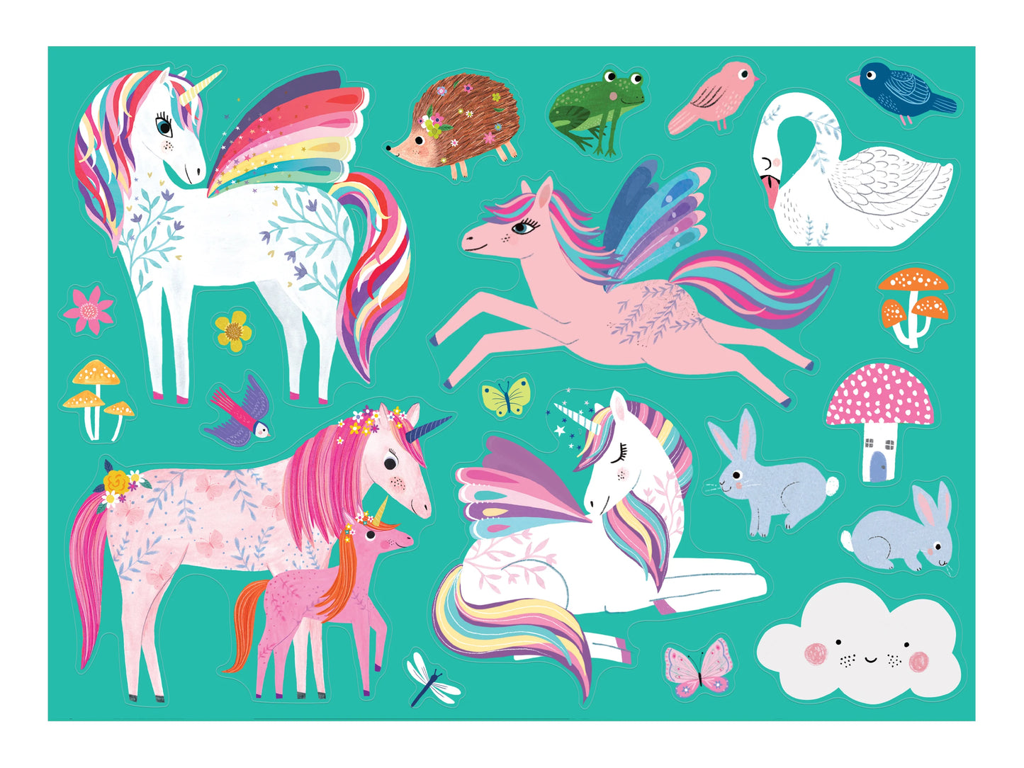Colouring Poster Tube - Unicorn