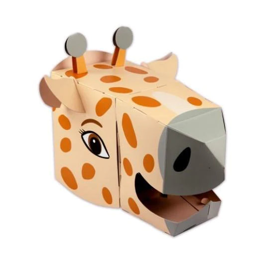 Giraffe 3D Mask Card Craft