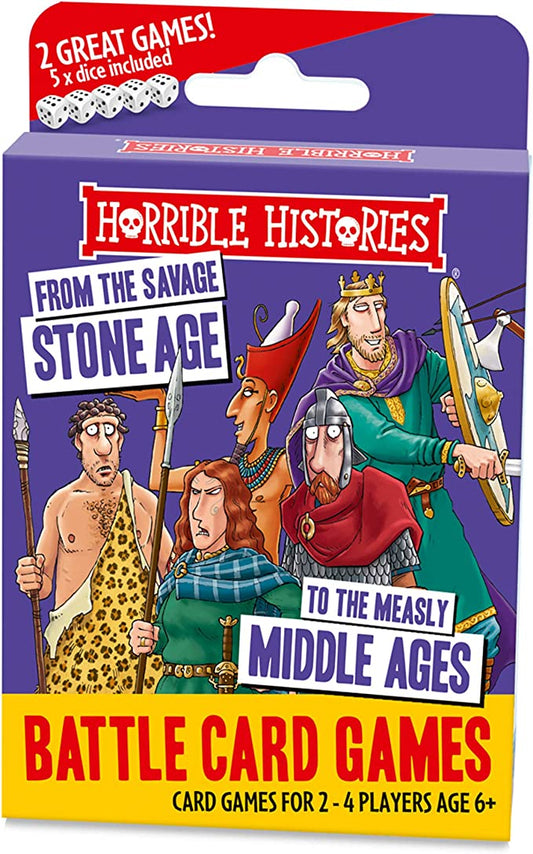 Horrible Histories Battle Card Games Stone Age to Middle Ages